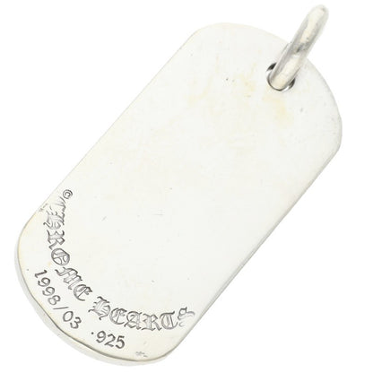 Chrome Hearts D TAG SML LTD LA Limited Dog Tag Silver Necklace