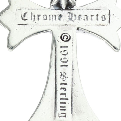 Chrome Hearts Small CH Cross W Bale Silver Pendant