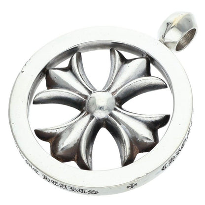 Chrome Hearts CH Plus Medallion Silver Necklace