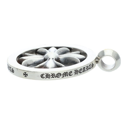 Chrome Hearts CH Plus Medallion Silver Necklace