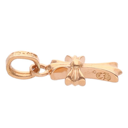 Chrome Hearts 22K Baby Fat Cross PAVE Pink Sapphire Charm