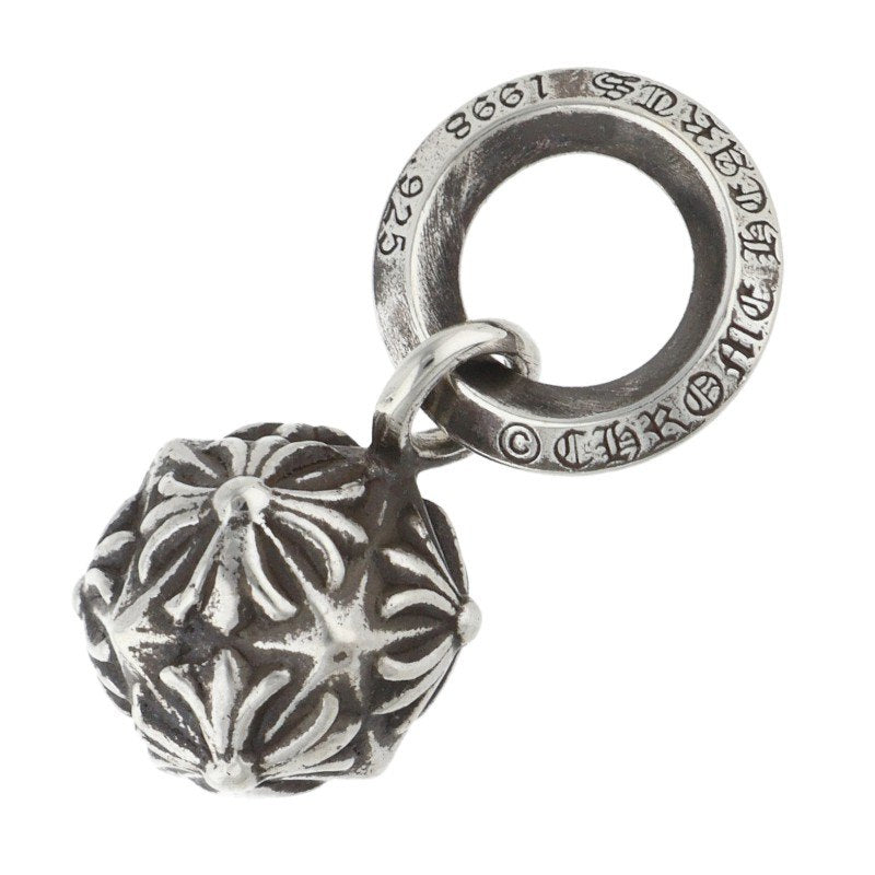 Chrome Hearts Pyramid Plus Ball Pendant Silver