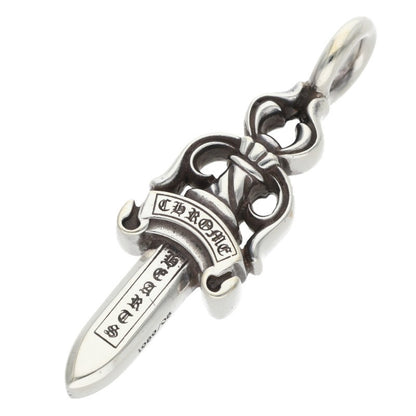 Chrome Hearts Double Dagger Silver Necklace Top