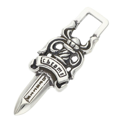 Chrome Hearts #5 Dagger Charm Silver Pendant