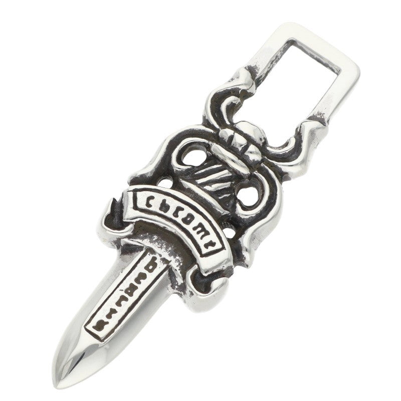 Chrome Hearts #5 Dagger Charm Silver Pendant