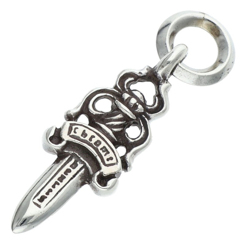Chrome Hearts #5 Dagger Silver Pendant Necklace