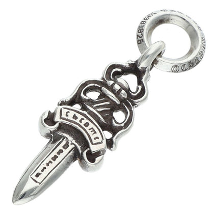 Chrome Hearts #5 Dagger Silver Pendant Necklace