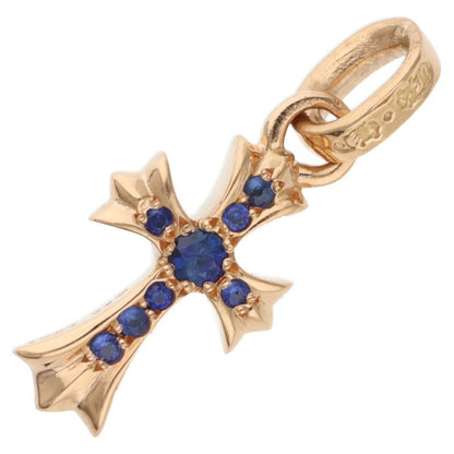 Chrome Hearts 22K Babyfat Pave Blue Sapphire Charm Multi