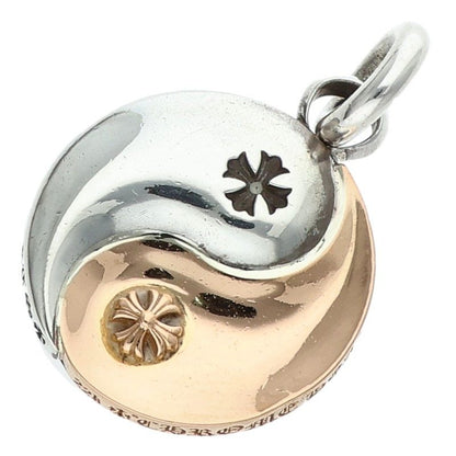 Chrome Hearts YIN YANG MD Silver 22K Gold Pendant