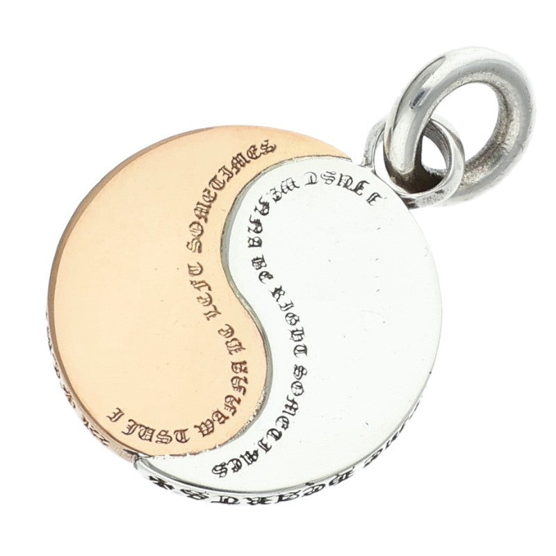 Chrome Hearts YIN YANG MD Silver 22K Gold Pendant