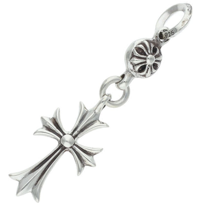 Chrome Hearts 1 Ball Tiny CH Cross Charm 925 Silver