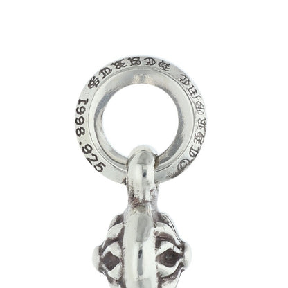 Chrome Hearts 1 Ball Tiny CH Cross Charm 925 Silver