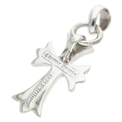 Chrome Hearts Small CH Cross W Bale Silver Pendant