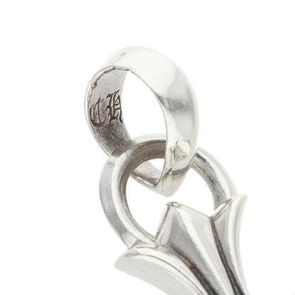 Chrome Hearts Small CH Cross W Bale Silver Pendant