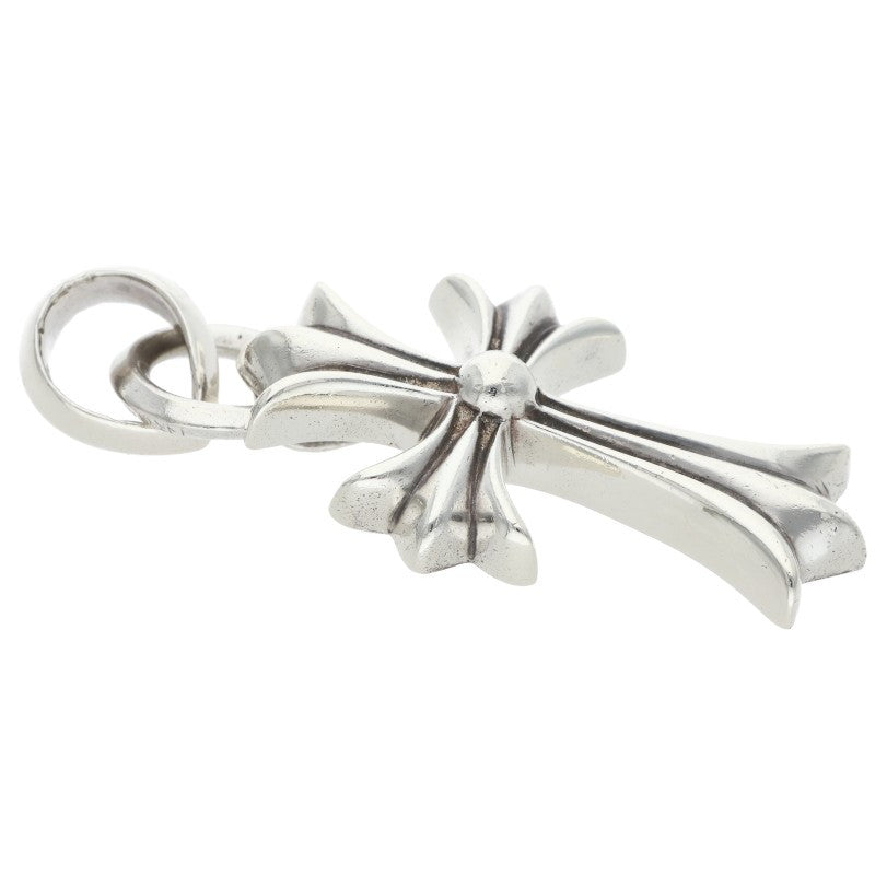 Chrome Hearts Small CH Cross W Bale Silver Pendant