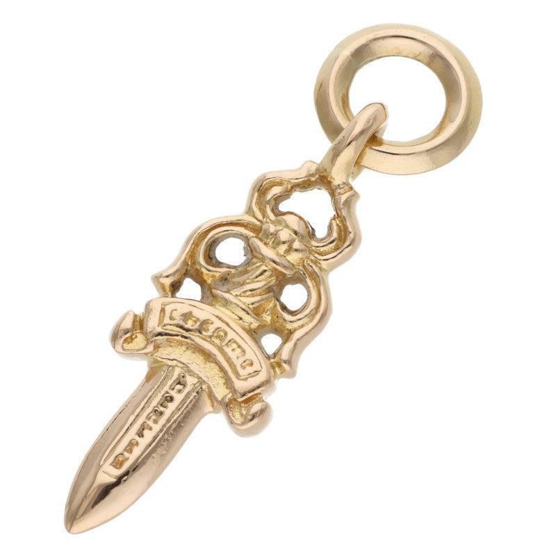 Chrome Hearts #5 Dagger 22K Gold Charm
