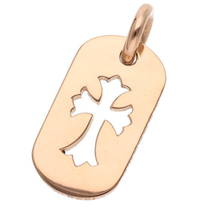Chrome Hearts 22K Small Cutout Cross Dog Tag