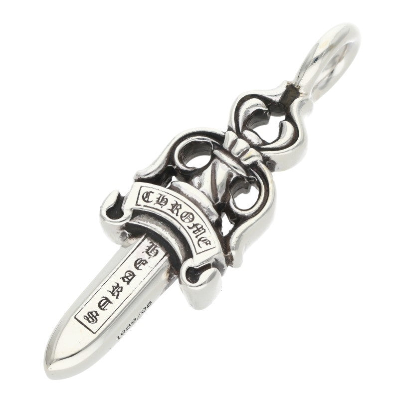 Chrome Hearts Double Dagger Silver Pendant