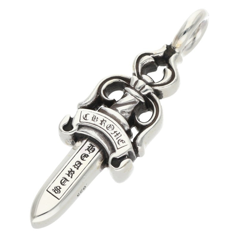 Chrome Hearts Double Dagger Silver Pendant