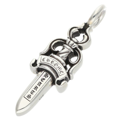 Chrome Hearts Double Dagger Silver Pendant