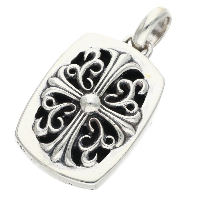 Chrome Hearts Keeper Pendant Silver Necklace