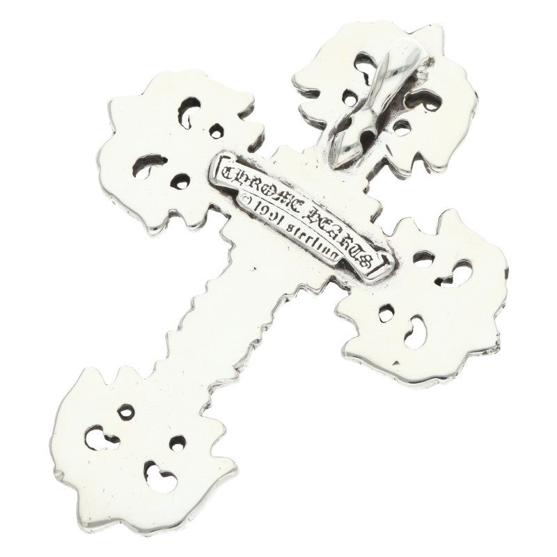 Chrome Hearts FILIG CROSS-SM Filigree Cross Necklace