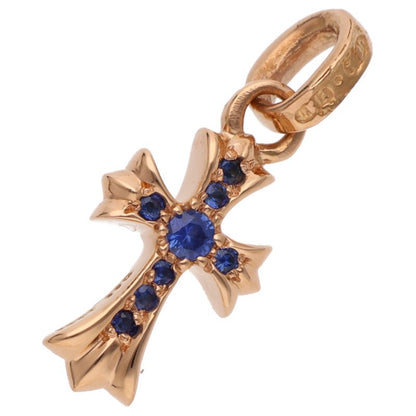 Chrome Hearts 22K Baby Fat Pave Blue Sapphire Charm