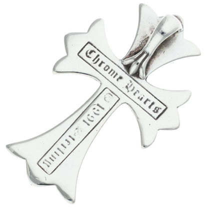 Chrome Hearts Small CH Cross Sterling Silver Necklace