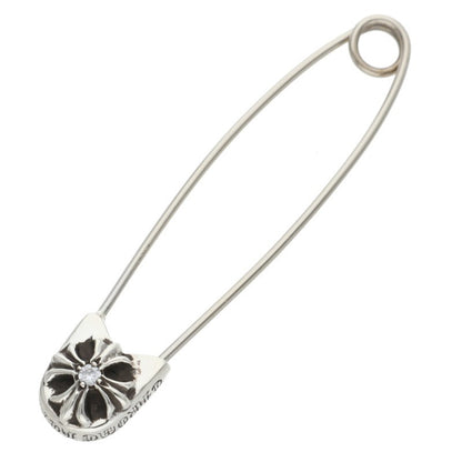 Chrome Hearts Large Safety Pin 1-Diamond Pendant