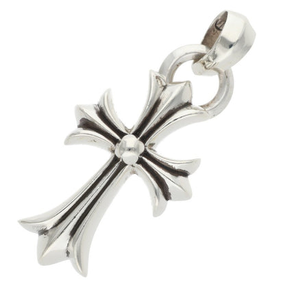 Chrome Hearts Small CH Cross W-Bale Silver Pendant