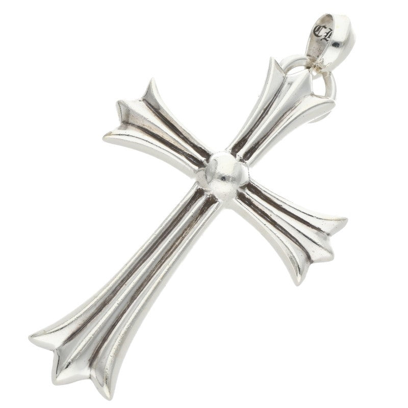 Chrome Hearts Large CH Cross W Bail Silver Necklace Pendant