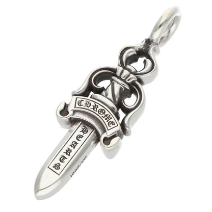Chrome Hearts Double Dagger Silver Pendant