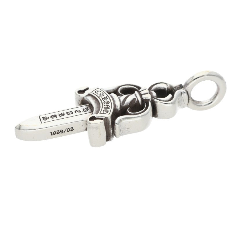 Chrome Hearts Double Dagger Silver Pendant