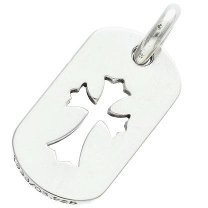Chrome Hearts D TAG SML CO CRS Cutout Cross Dog Tag