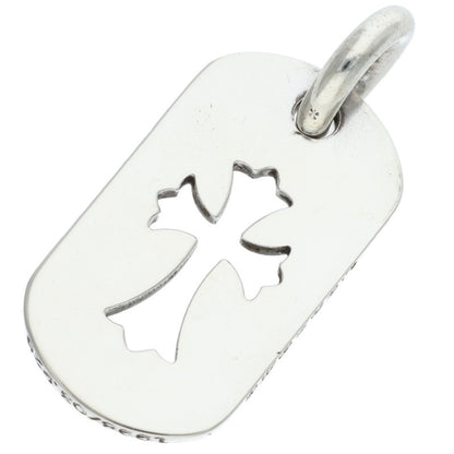 Chrome Hearts D TAG SML CO CRS Cutout Cross Dog Tag