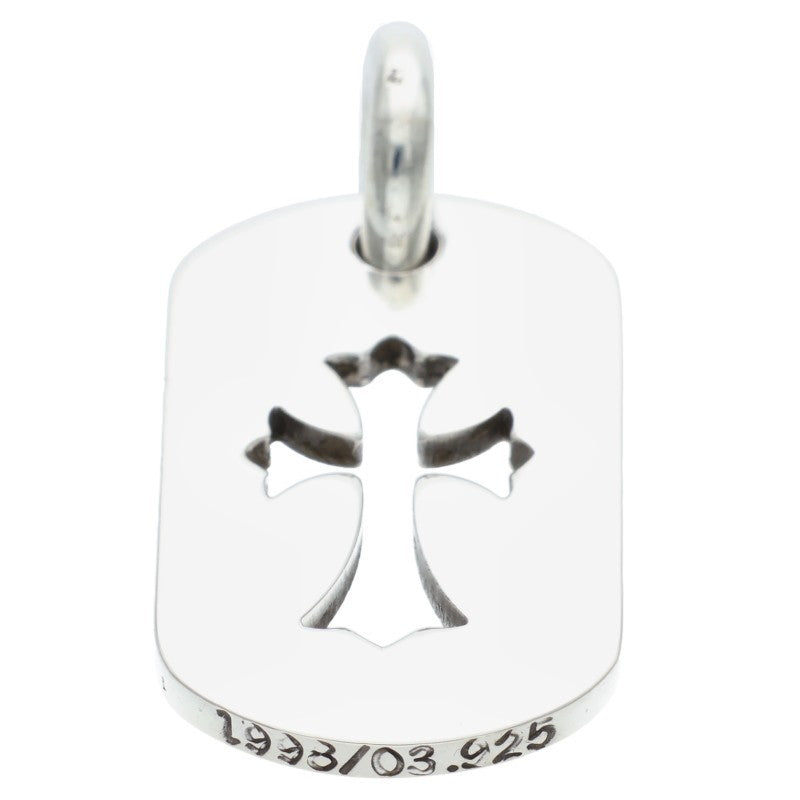 Chrome Hearts D TAG SML CO CRS Cutout Cross Dog Tag
