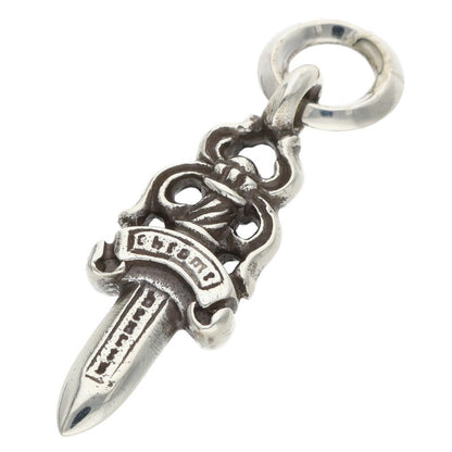 Chrome Hearts #5 Dagger Silver Pendant Necklace