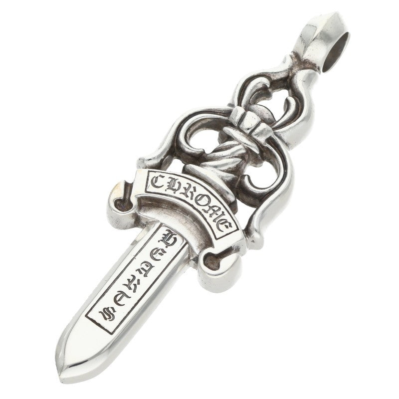 Chrome Hearts LARGE DAGGER Silver Necklace Top