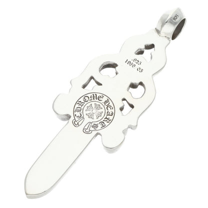 Chrome Hearts LARGE DAGGER Silver Necklace Top