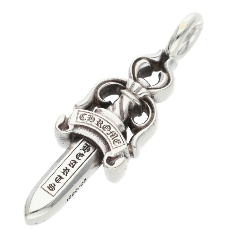 Chrome Hearts Double Dagger Pendant Silver