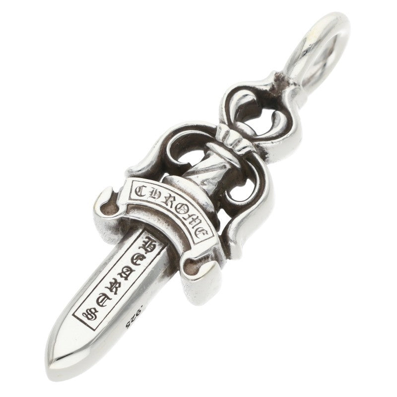 Chrome Hearts Double Dagger Silver Pendant