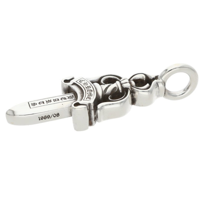 Chrome Hearts Double Dagger Silver Pendant