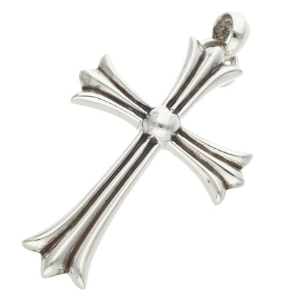 Chrome Hearts Large CH Cross W Bale Silver Pendant