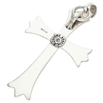 Chrome Hearts Large CH Cross W Bale Silver Pendant