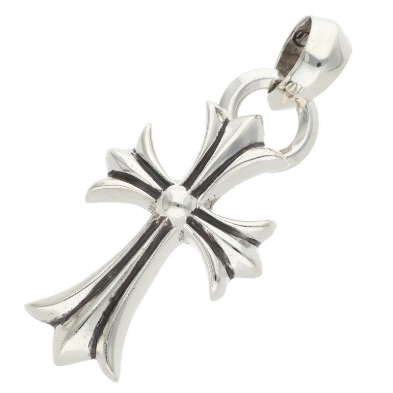Chrome Hearts Small CH Cross W Bail Silver Necklace Pendant