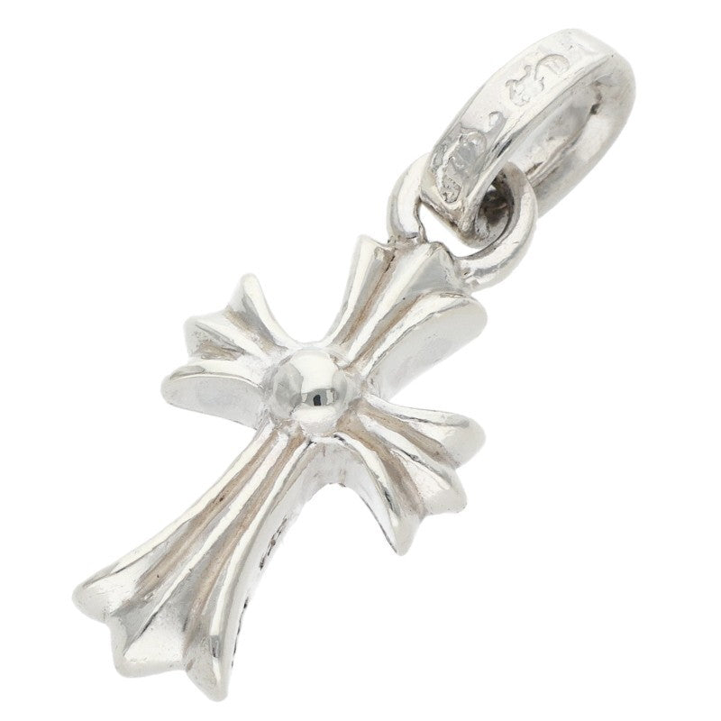 Chrome Hearts Babyfat Pave Sapphire Silver Necklace Charm