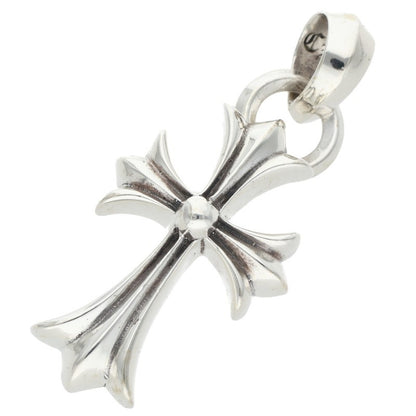 Chrome Hearts Small CH Cross W Bail Silver Necklace Pendant
