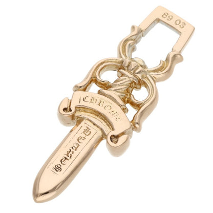 Chrome Hearts #10 Dagger 22K Yellow Gold Pendant