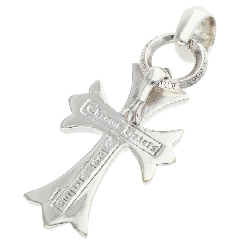 Chrome Hearts Small CH Cross W Bale Silver Pendant