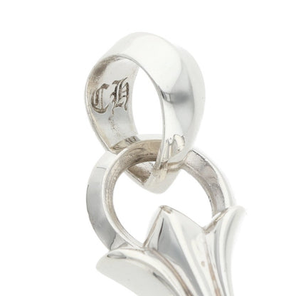 Chrome Hearts Small CH Cross W Bale Silver Pendant
